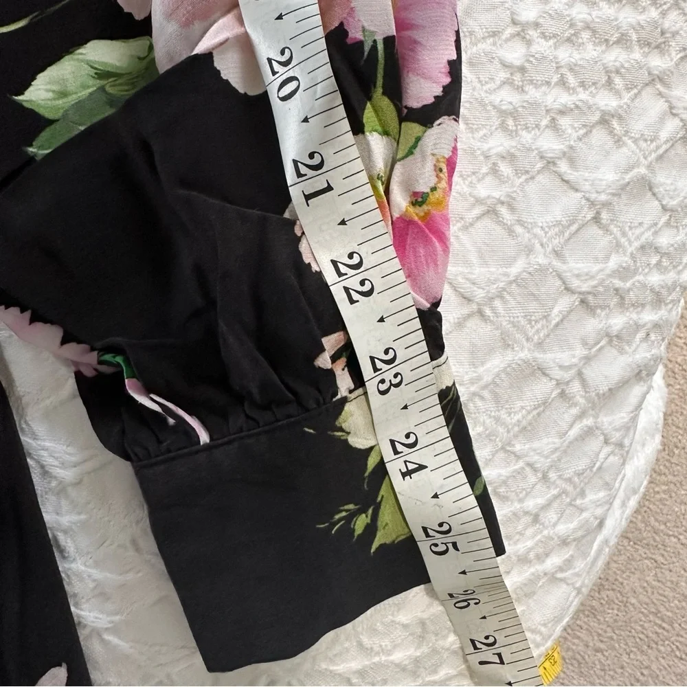 Yumi Kim Marlo Floral Midi Dress Black Size S NWT - Picture 13 of 13